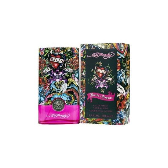 Ed Hardy Hearts And Daggers By Christian Audigier 3.4Oz Eau De Parfum For Wome