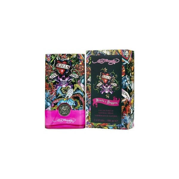 Ed Hardy Hearts And Daggers By Christian Audigier 3.4Oz Eau De Parfum For Wome