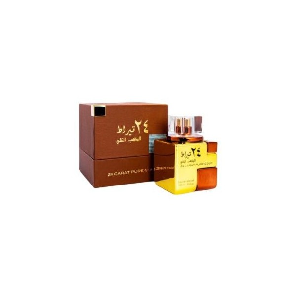 Lattafa 24 Carat Pure Gold 3.4Oz Eau De Parfum