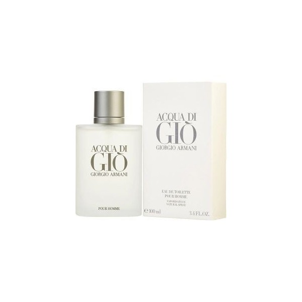 Acqua Di Gio By Giorgio Armani 3.4 Ounce Eau De Toilette For Men