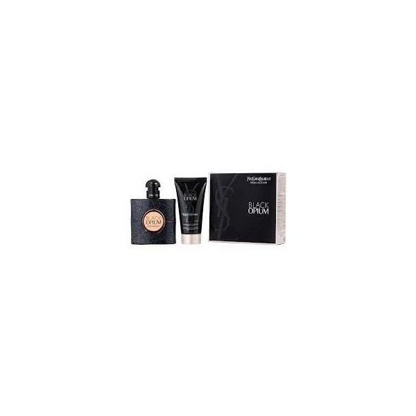 Black Opium By Ysl Women Set 1.6Oz Edp + Lotion