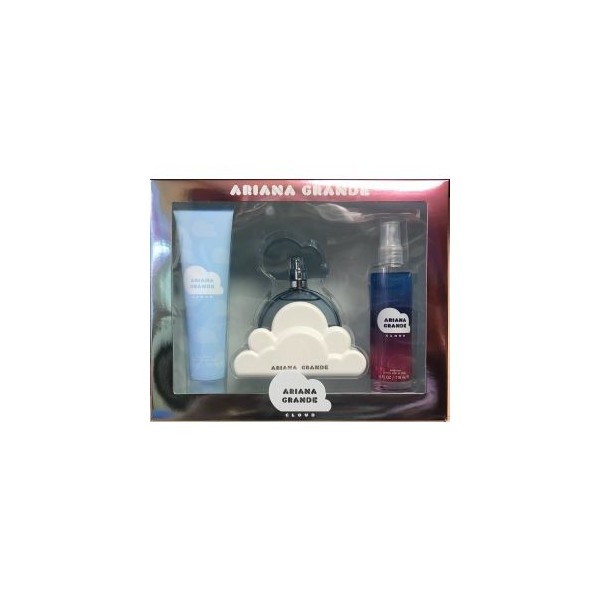 Cloud By Ariana Grande Set 3.4Oz Edp+ Body Lotion + Body Mist