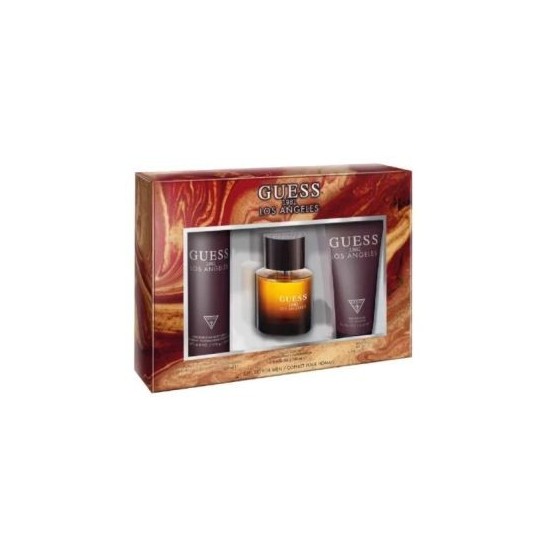 Guess 1981 Los Angles Mens Set 3.4Oz Edt + Lotion + Mini