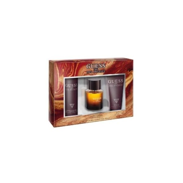 Guess 1981 Los Angles Mens Set 3.4Oz Edt + Lotion + Mini