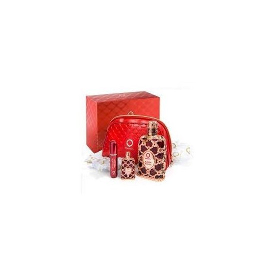 Orientica Amber Rouge 2.8Oz Edp + 3Pc Gift Set