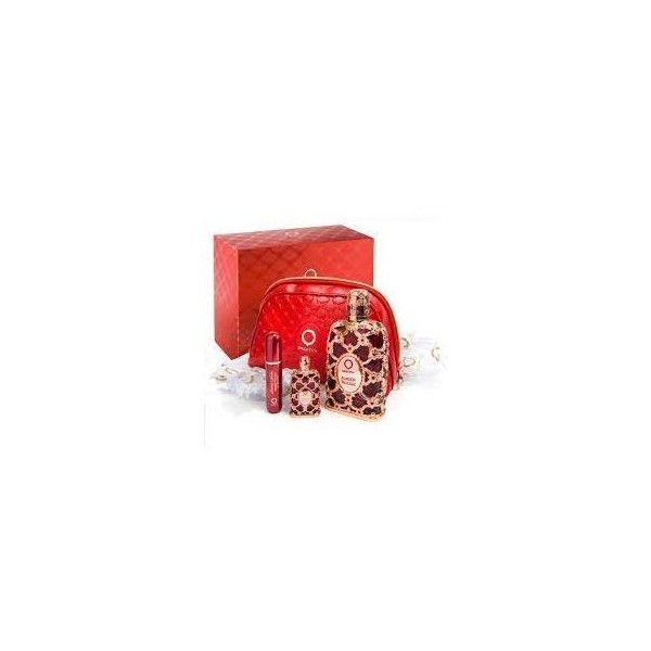 Orientica Amber Rouge 2.8Oz Edp + 3Pc Gift Set