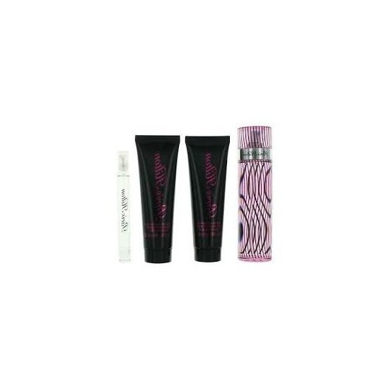 Paris Hilton 3.4Oz Edp+1.7Oz Body Lotion + 1.7Oz Gel + Mini