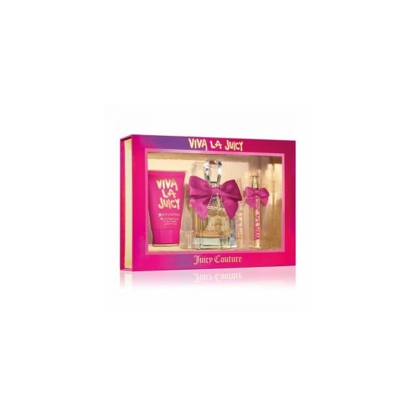 Viva La Juicy 3.4Oz Edp + 4.2Oz Lotion +Mini