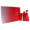 360 Red 3.4Oz Edt + 6.0Oz Body Spray + 3.0Oz Gel + Mini For Men
