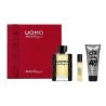 Ferragamo Uomo For Men 3.4 Oz Eau De Toilette + Shower Gel 100 Ml + Mini 10 Ml