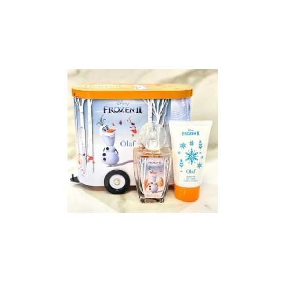 Frozen2 Olaf 1.7Oz+Shower Gel + Tin Train