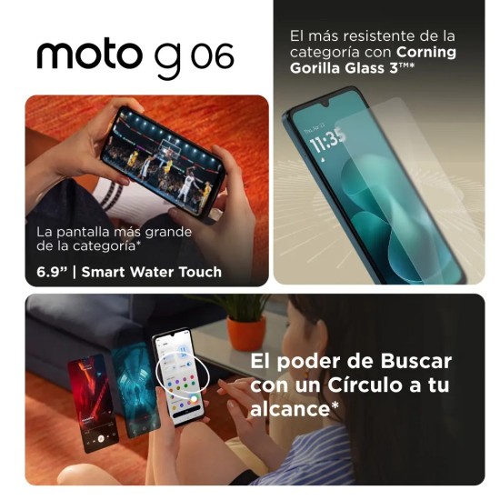 Celular Motorola Moto G06 128gb 4gb Ram Color Verde