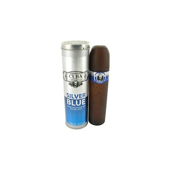 Cuba Silver Blue 3.4Oz Eau De Toilette For Men