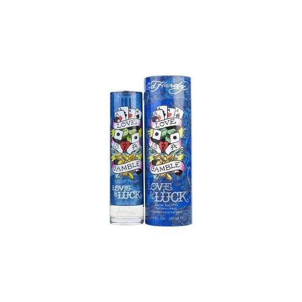 Love And Luck By Ed Hardy 3.4Oz Eau De Toilette For Men