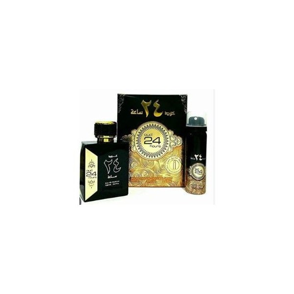 Oud 24 Hours 3.4Oz Edp + 1.7Oz Deo By Ard Al Zaafaran
