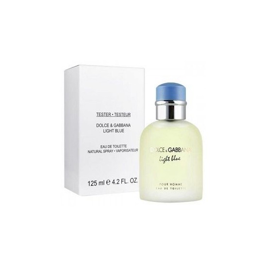 Tester Light Blue By Dolce And Gabanna 4.2Oz Eau De Toilette For Mens