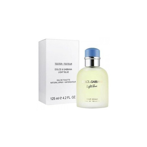 Tester Light Blue By Dolce And Gabanna 4.2Oz Eau De Toilette For Mens