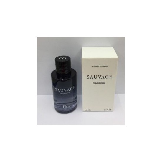 Tester Sauvage By Dior 3.4Oz Eau De Parfum For Men
