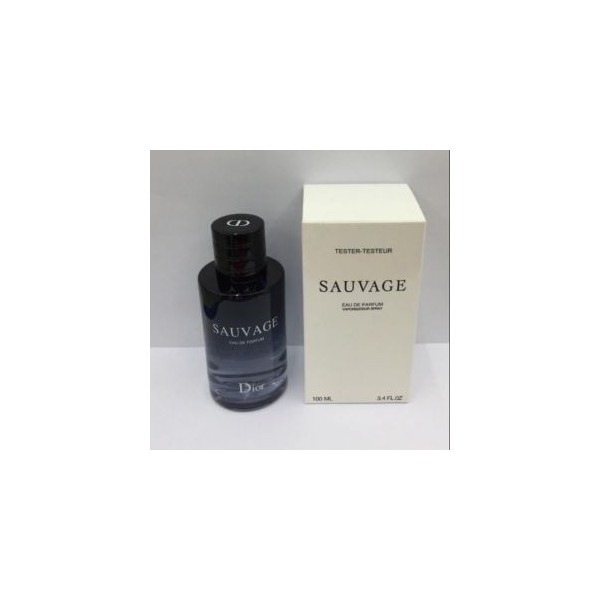 Tester Sauvage By Dior 3.4Oz Eau De Parfum For Men
