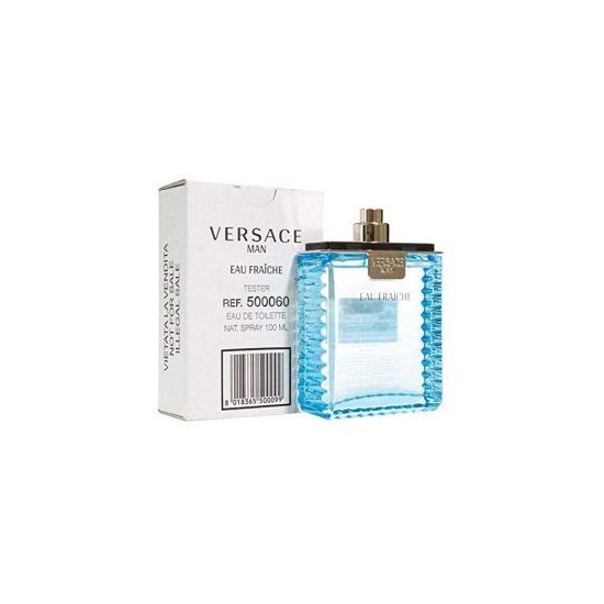 Tester Versace Fraiche 3.4Oz Eau De Toilette For Mens