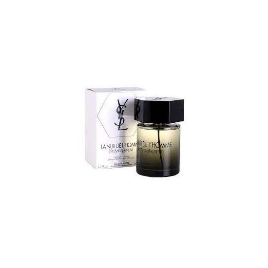 Tester Ysl Lhomme Nuit 3.4Oz Eau De Toilette For Men